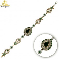 Gümüş Otantik Taşlı Biezik /Bileklik